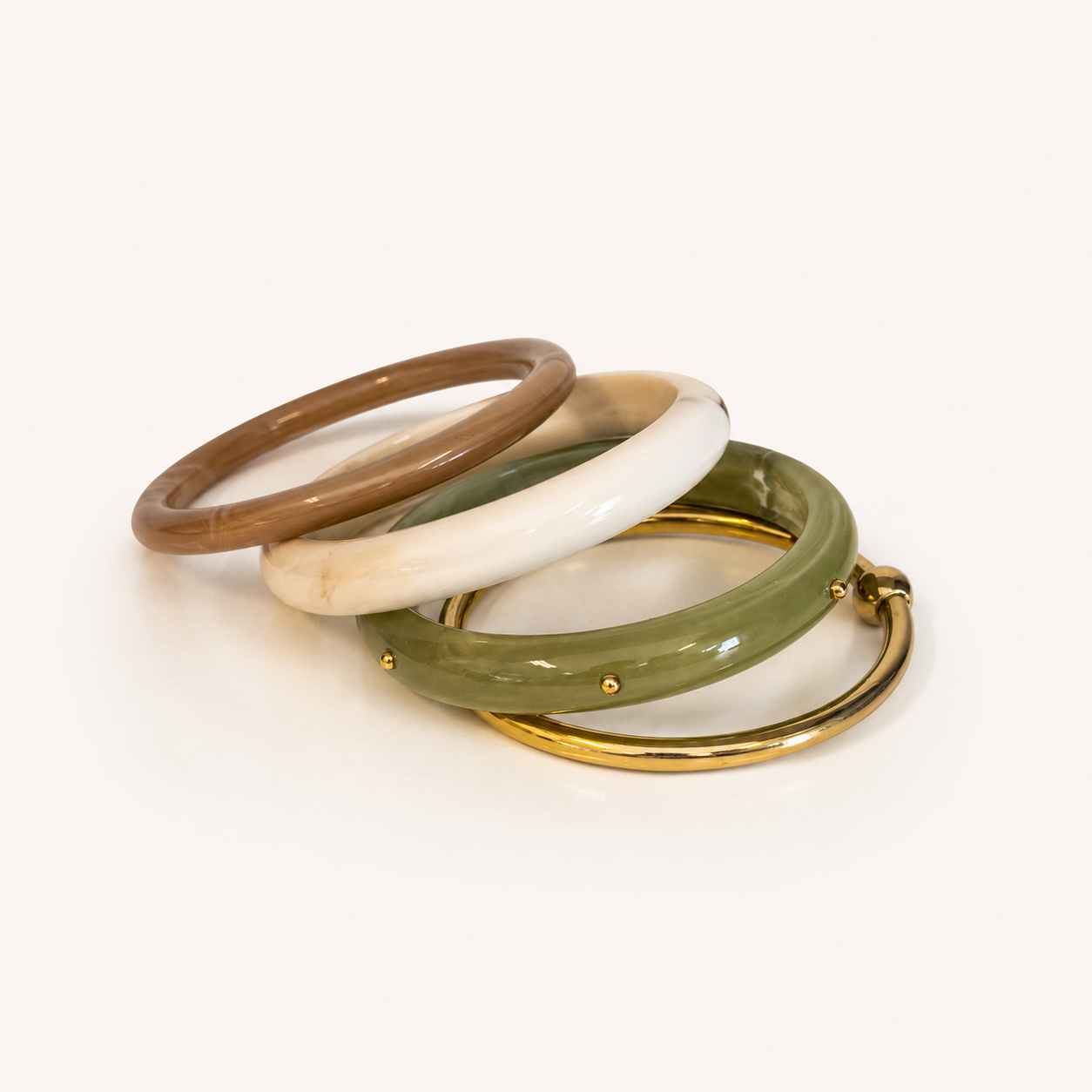 Pulseiras de resina e Aço inox | Olive