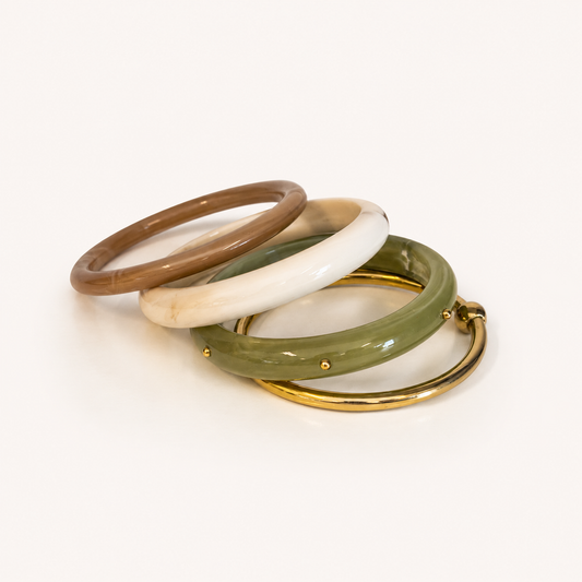 Pulseiras de resina e Aço inox | Olive