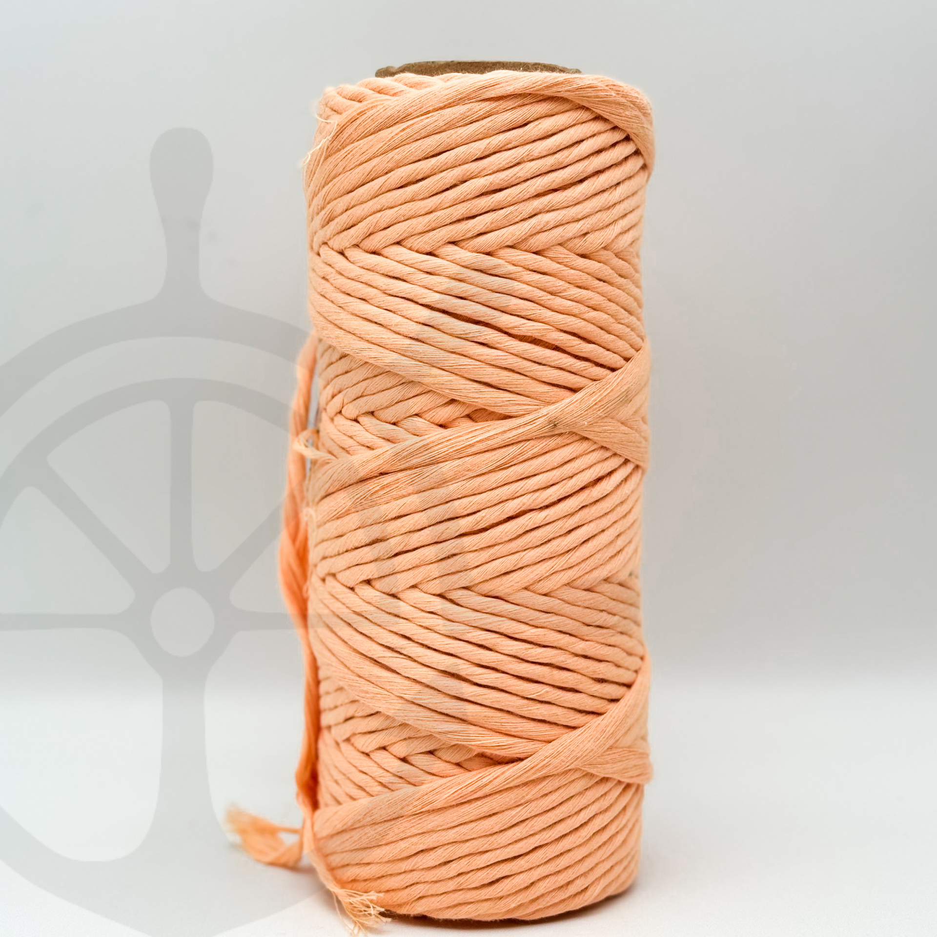 Mecha de Algodão Salmão Pastel - 5mm