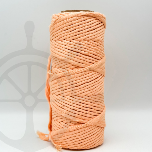 Mecha de Algodão Salmão Pastel - 5mm