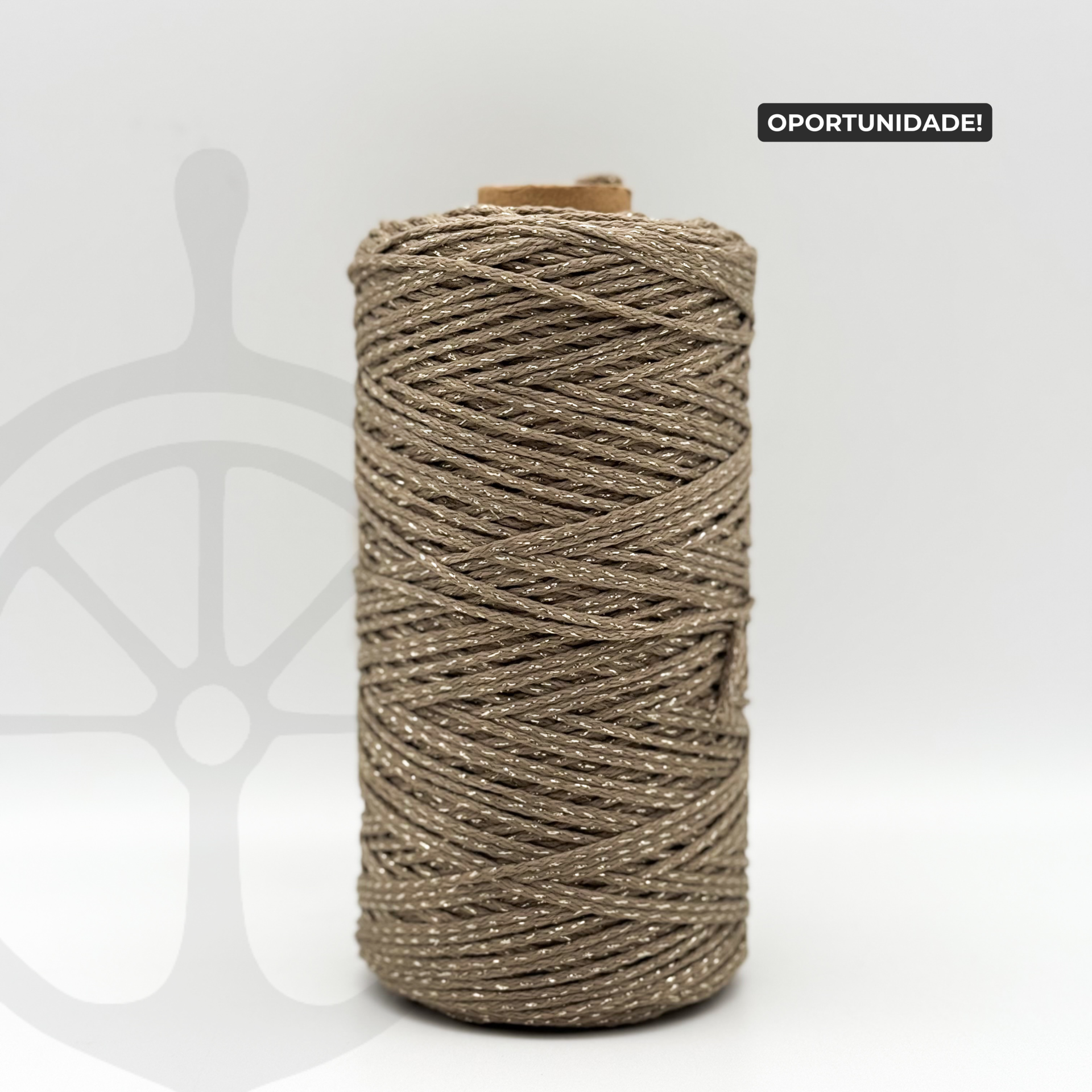 Fio Náutico Comfort Taupe Matte/Ouro - 1.5mm
