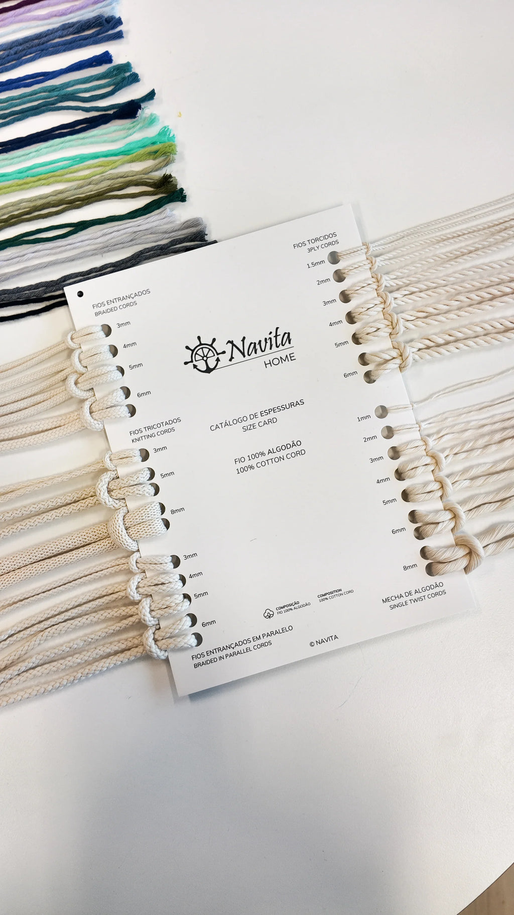 Macramé Starter Bundle - Braided Cord + Twisted Cord + Catalog