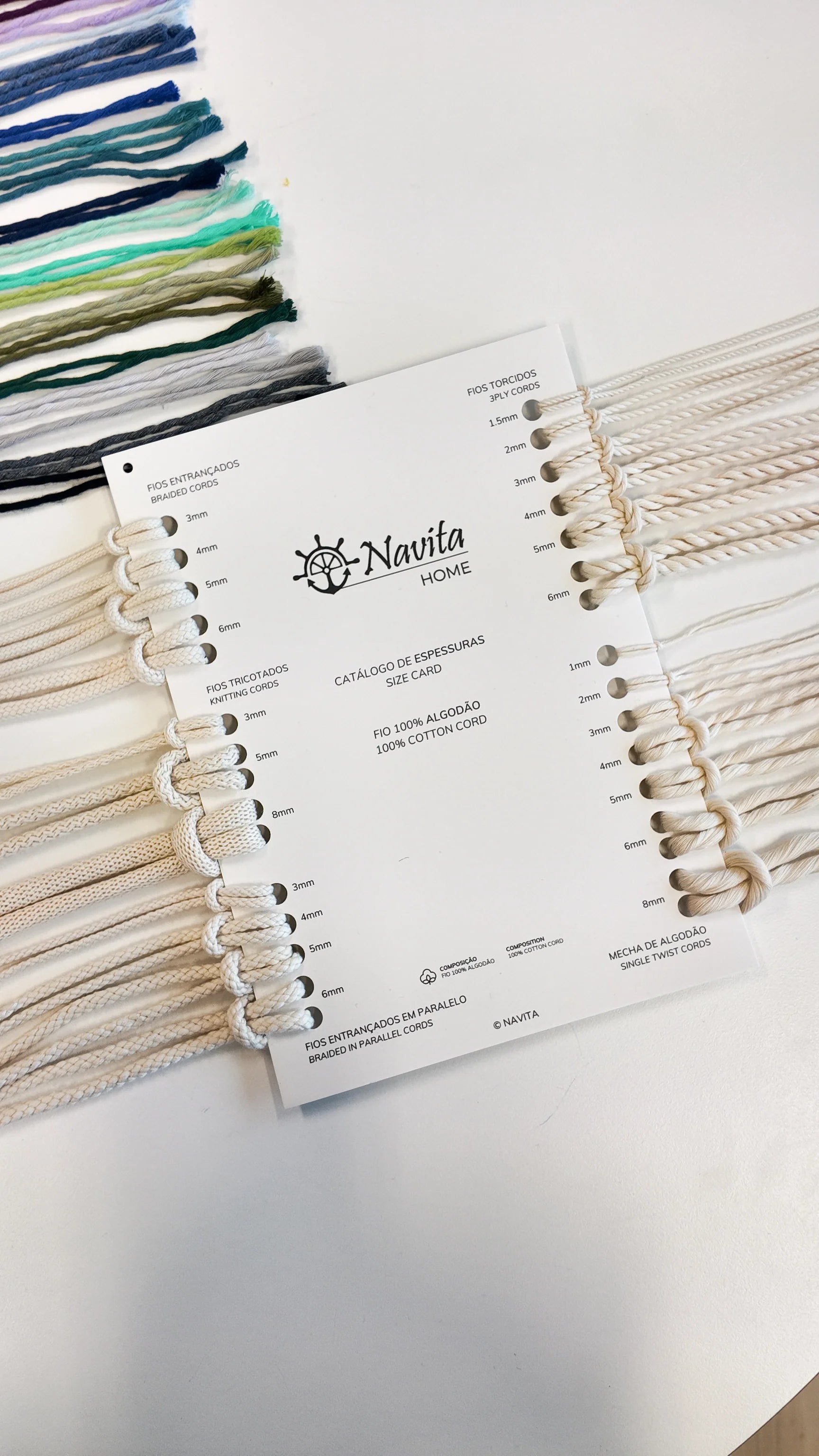 Bundle Comece no Macramé - Fio Entrançado + Fio Torcido + Catálogo