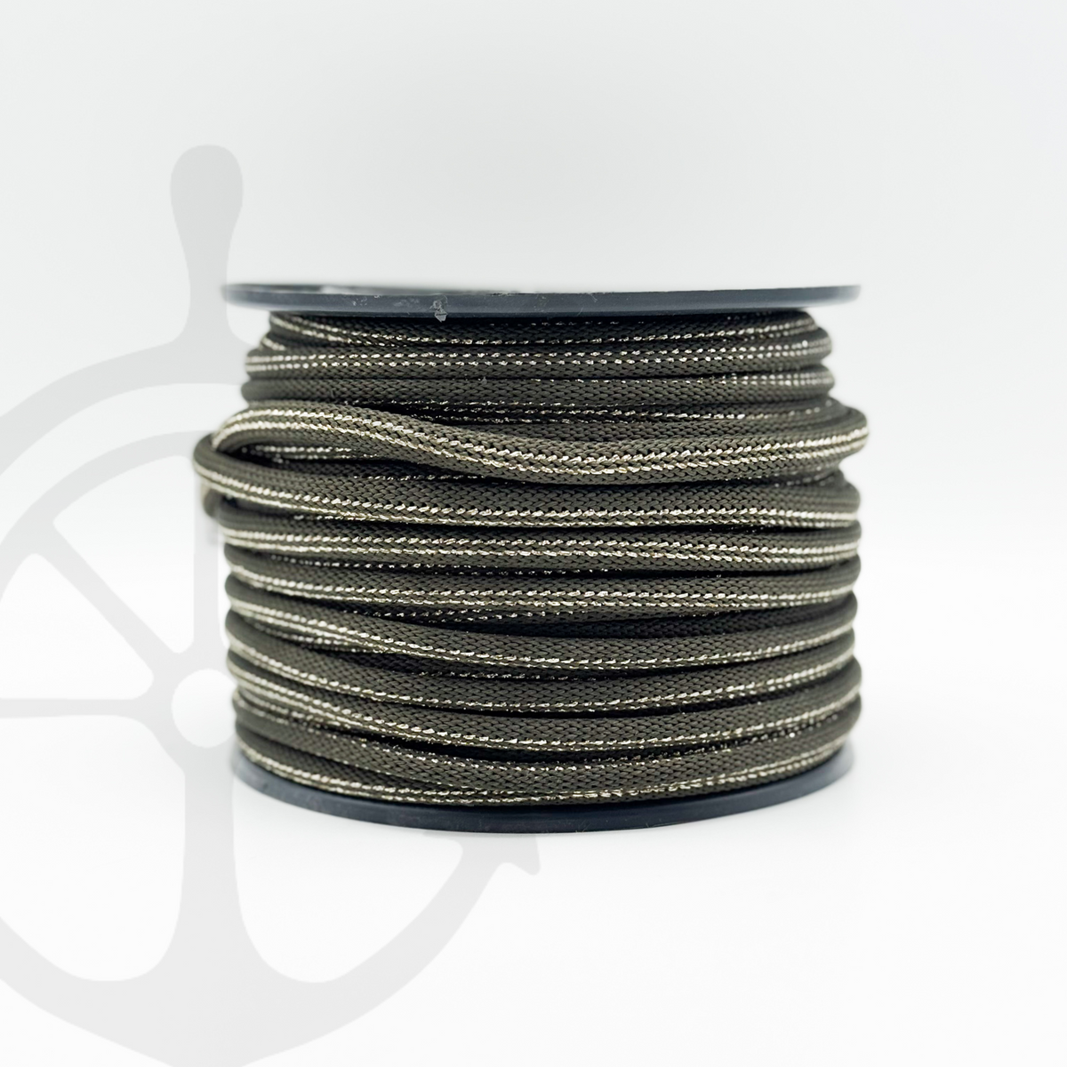 Corda Náutica Tubular Caqui/Ouro - 8mm [OPORTUNIDADE]