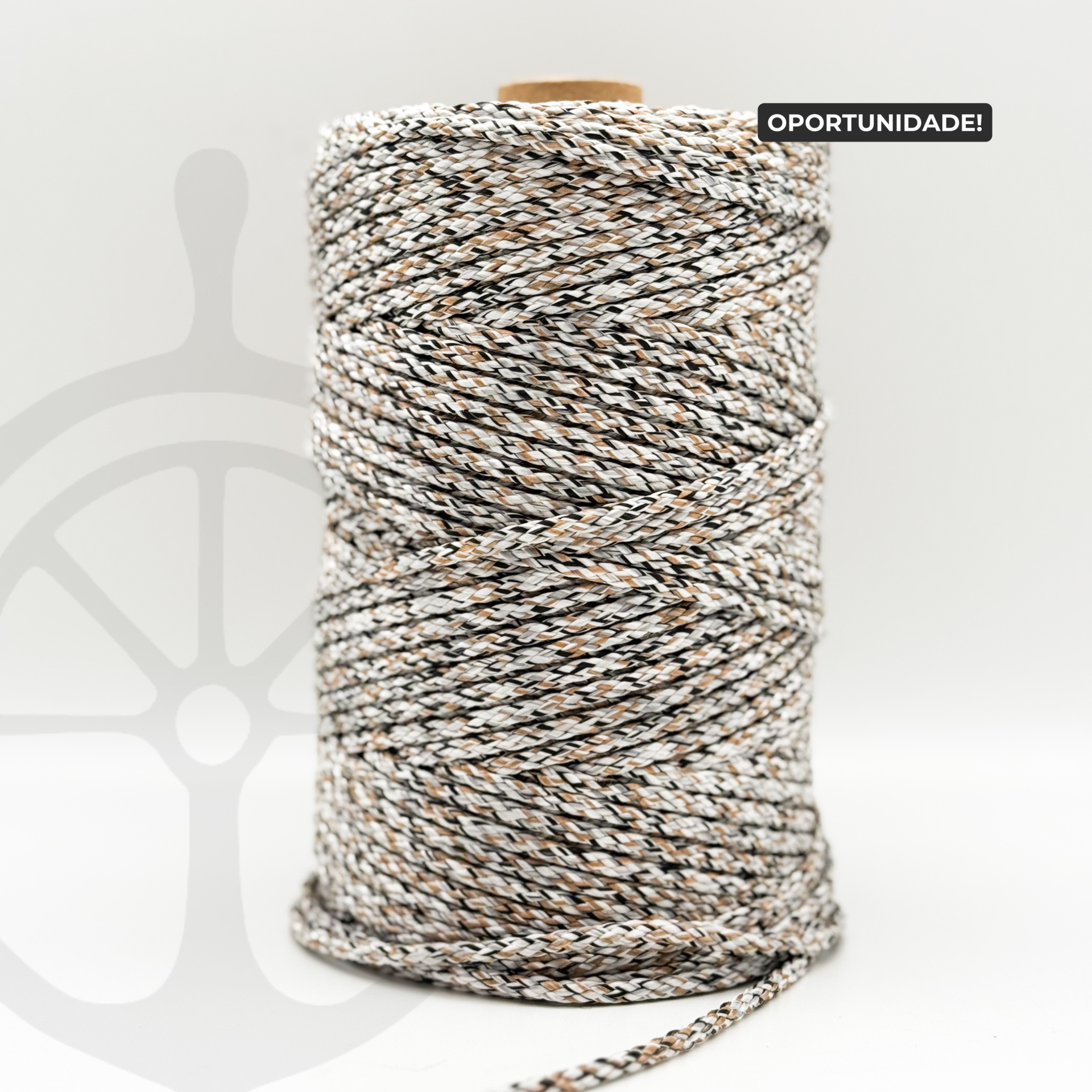 Fio Náutico Entrançado Paralelo Matizado 5mm