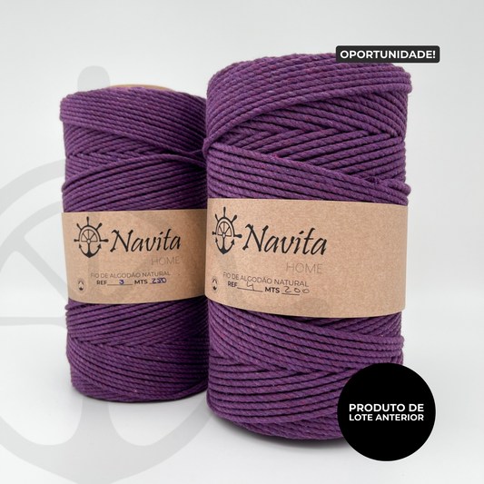 Fio Torcido Algodão Roxo [LA]