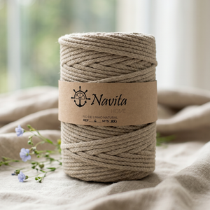 100% Linen Braided Rope