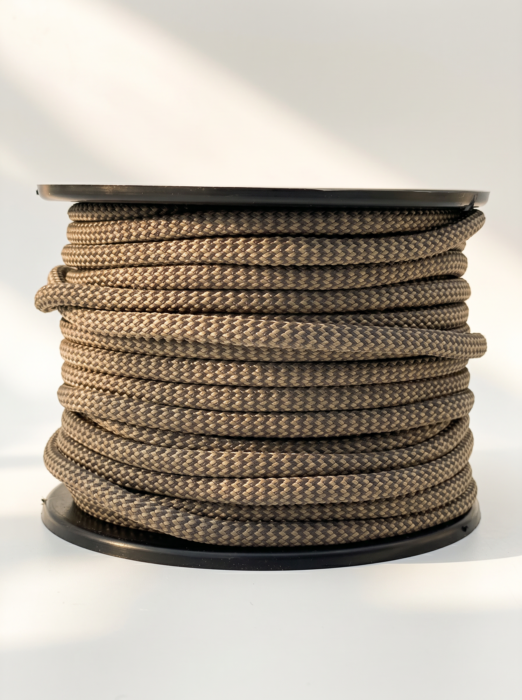 Cabo Náutico Tubular Cinza/Bege Terra- 6mm [OPORTUNIDADE]