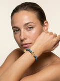 Pulseira Apatite Azul