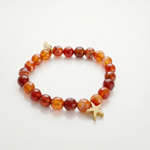 Pulseira Ágata Cornalina