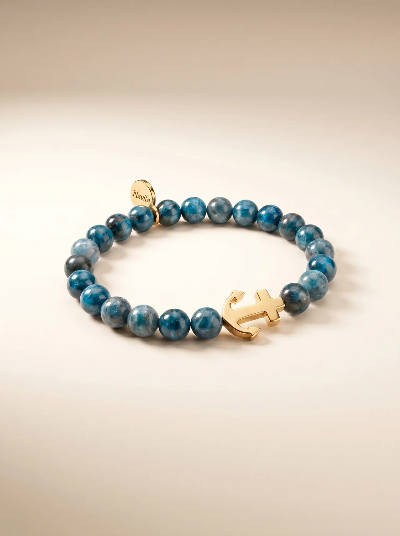 Pulseira Apatite Azul