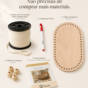 Crochet Basket Kit