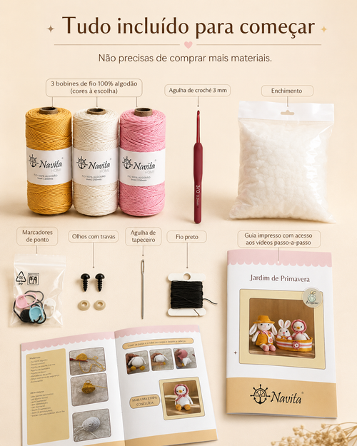Amigurumi Spring Garden Kit - (Beginner to Advanced)