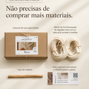 Kit de Macramé para Iniciantes
