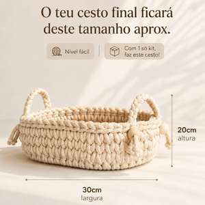 Crochet Basket Kit