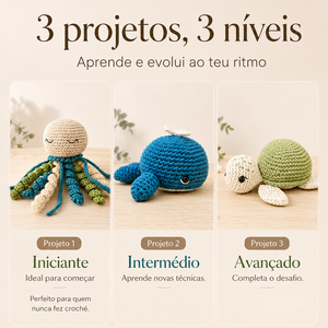 Amigurumi Sea Friends Kit - (Beginner to Advanced)