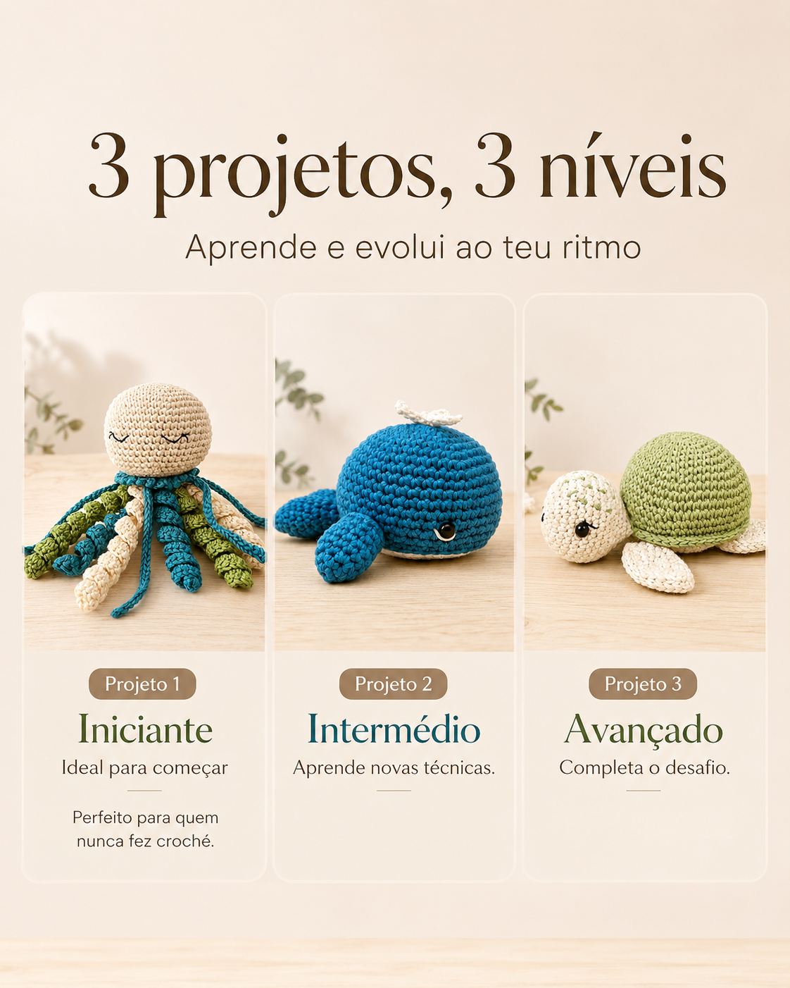 Amigurumi Sea Friends Kit - (Beginner to Advanced)