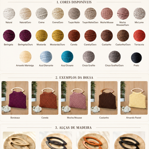 Kit Completo — Crie a sua Bolsa em Macramé