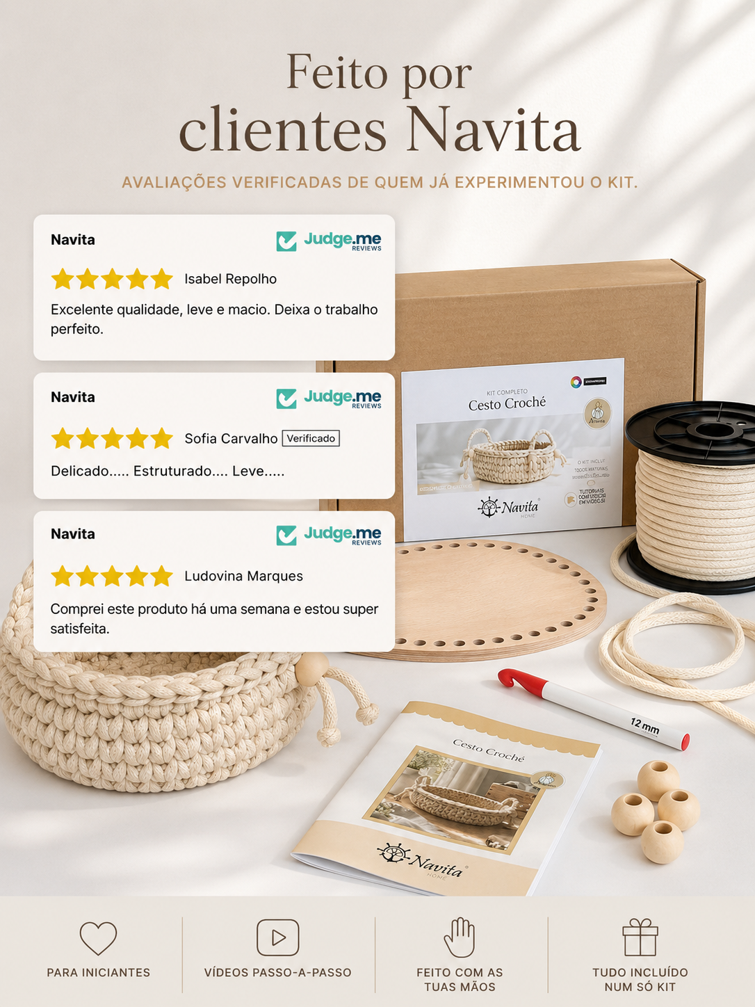 Crochet Basket Kit