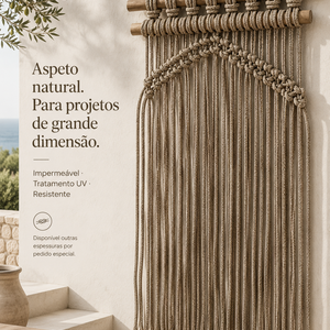 Corda Entrançada Rústica com Alma