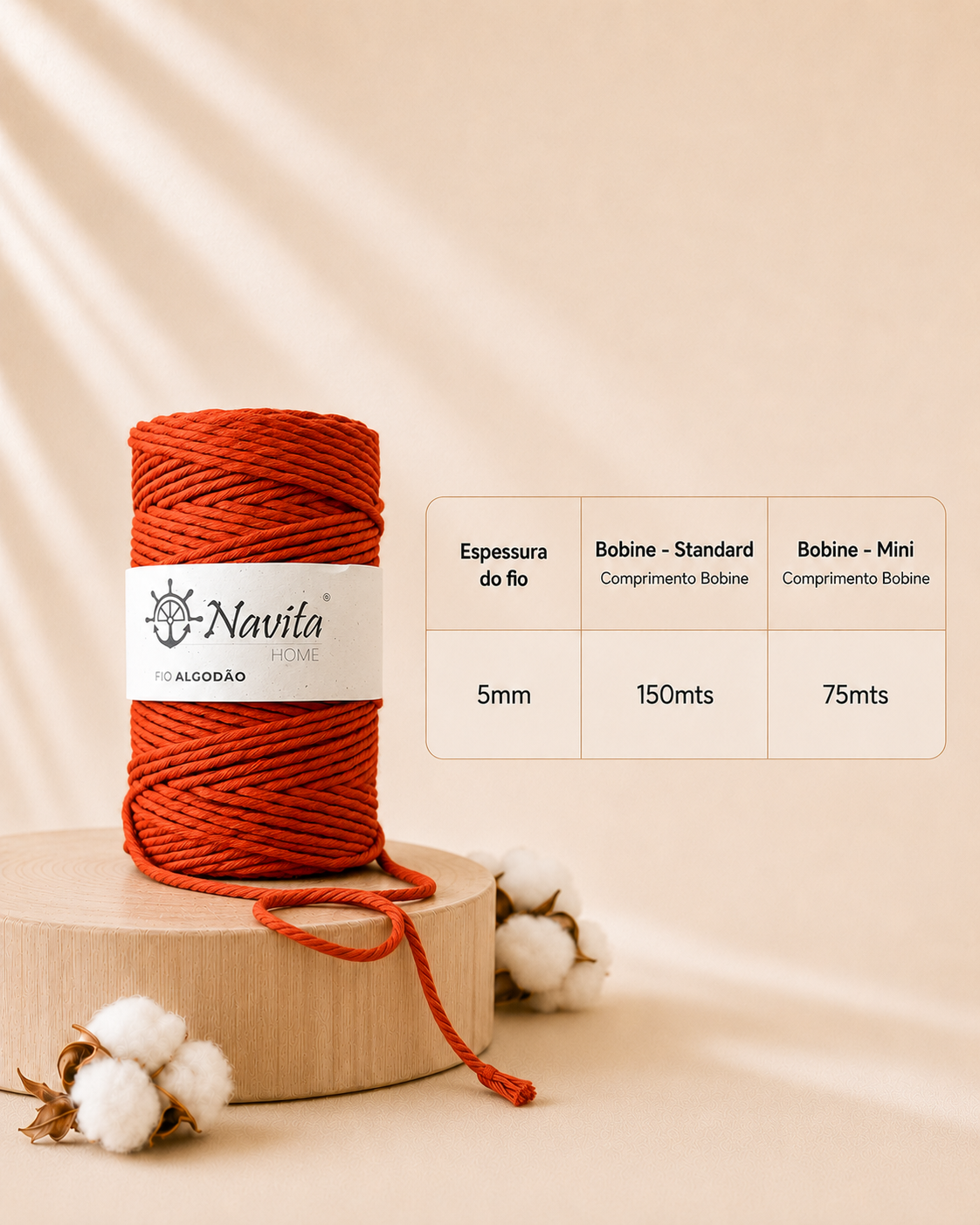 5mm Cotton Wick