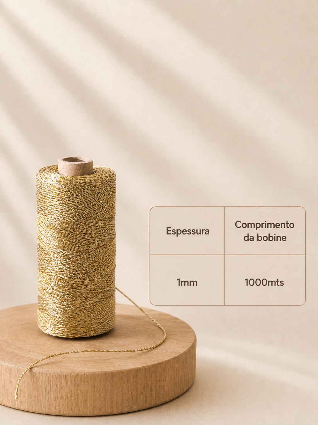 Fio 100% Metálico 1mm
