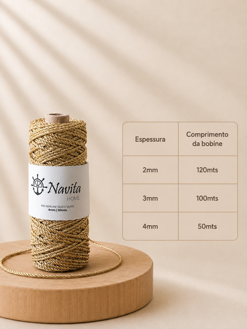 100% Metallic Yarn