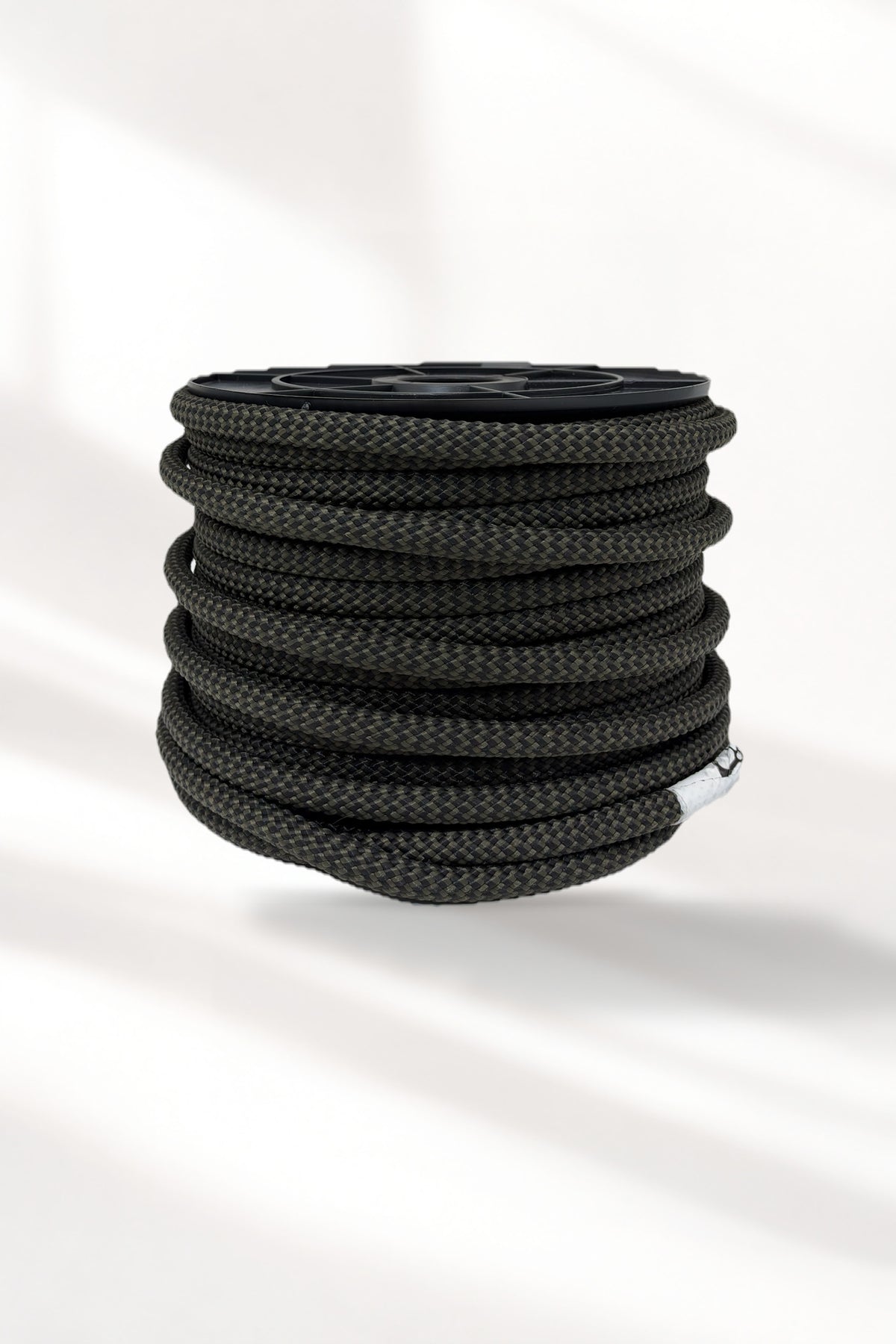 Corda Náutica Caqui/Preto - 8mm - ~30mts [OPORTUNIDADE]