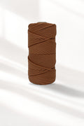 Fio Entrançado de Algodão Caramelo - 4mm - ~120mts [OPORTUNIDADE]
