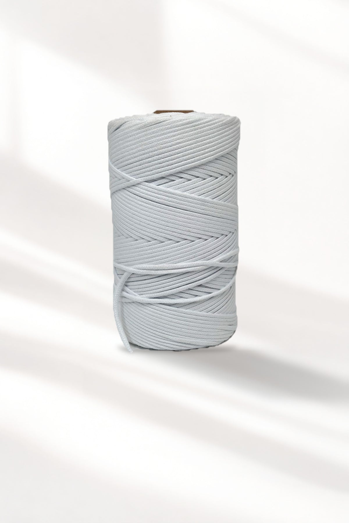 Fio Entrançado Algodão LA Branco - 3mm - ~250mts [OPORTUNIDADE]