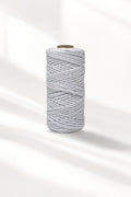Fio Tricotado Algodão Branco - 3mm - ~100mts [OPORTUNIDADE]
