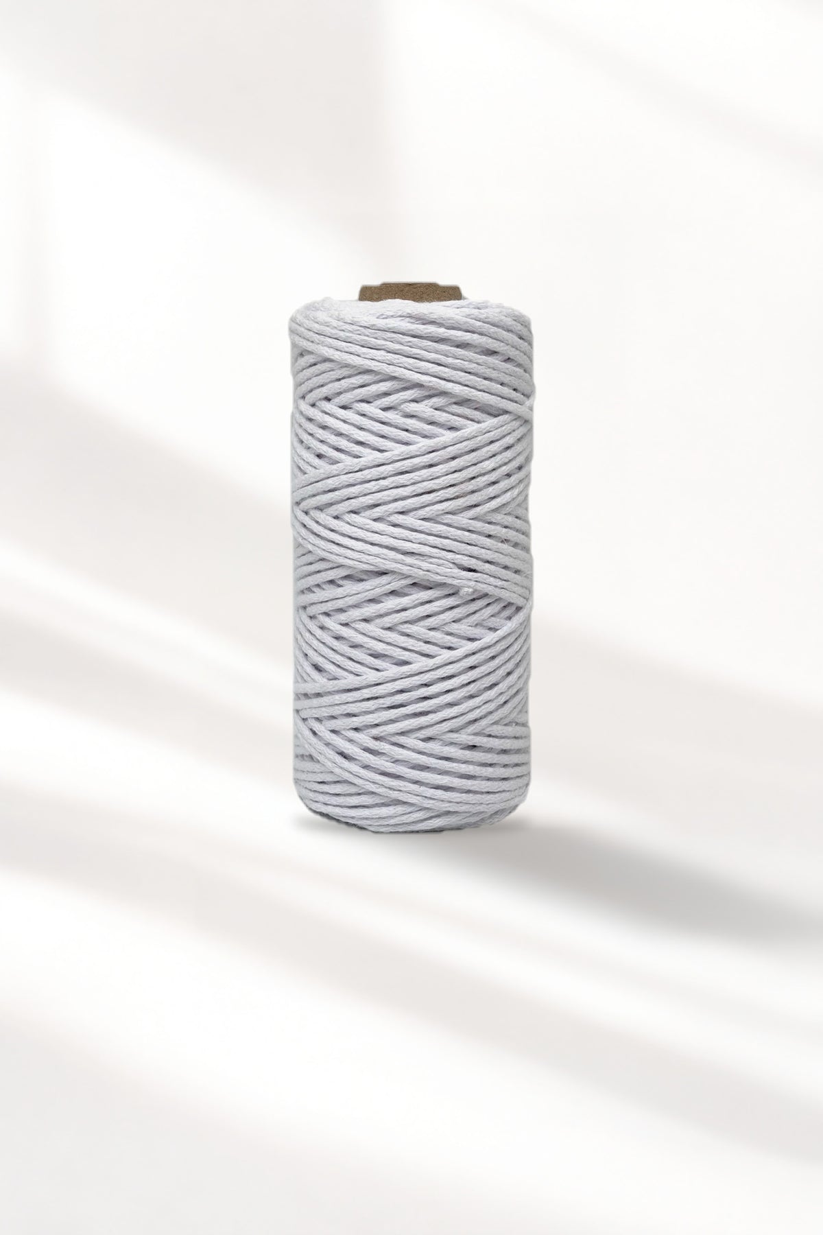 Fio Tricotado Algodão Branco - 3mm - ~100mts [OPORTUNIDADE]