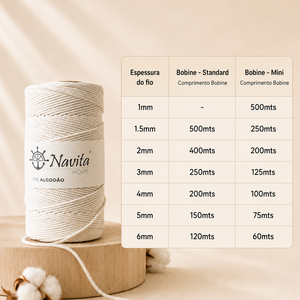 Natural Cotton Twisted Yarn