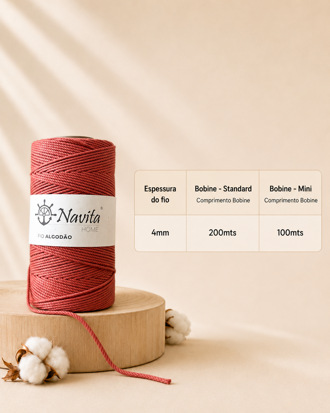 Twisted Cotton Yarn 4mm