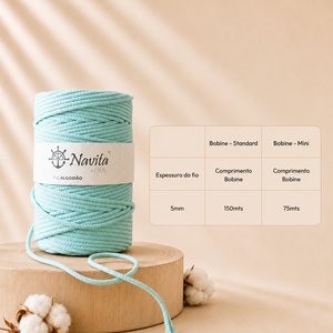 Cotton Knitted Yarn with Core 5mm